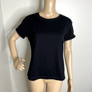 Jockey Black Short Sleeve Athletic Top